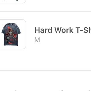 NWT warren lotas Hard Work T-Shirt size medium